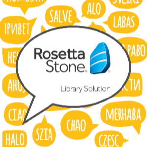 Logo button for Rosetta Stone Library Solutions