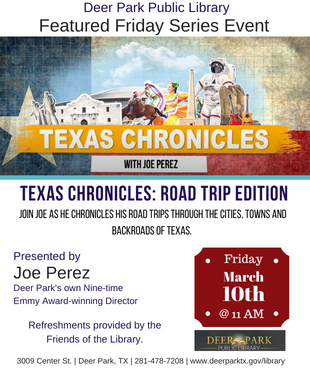 News Flash March Featured Friday Joe Perez