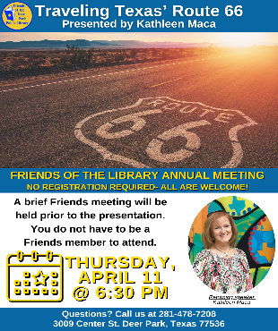 Friends Annual Meeting April 2024
