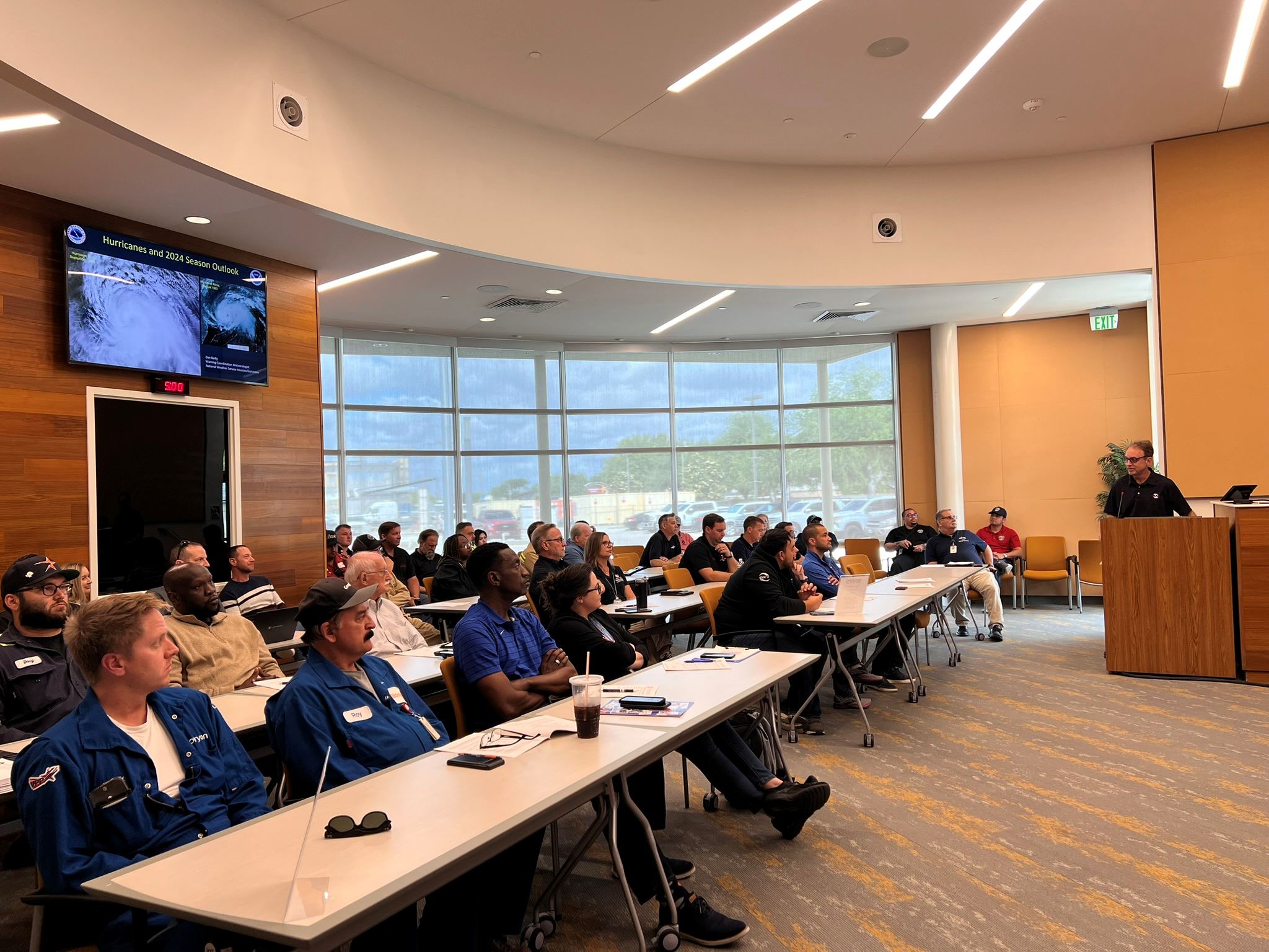 LEPC meeting with presenter 42024