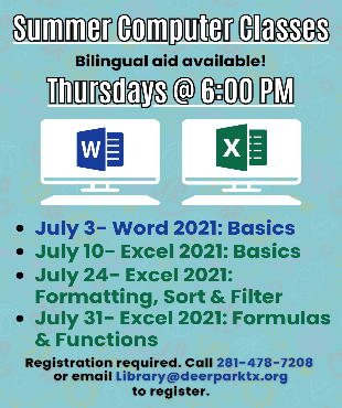 Summer Computer Classes