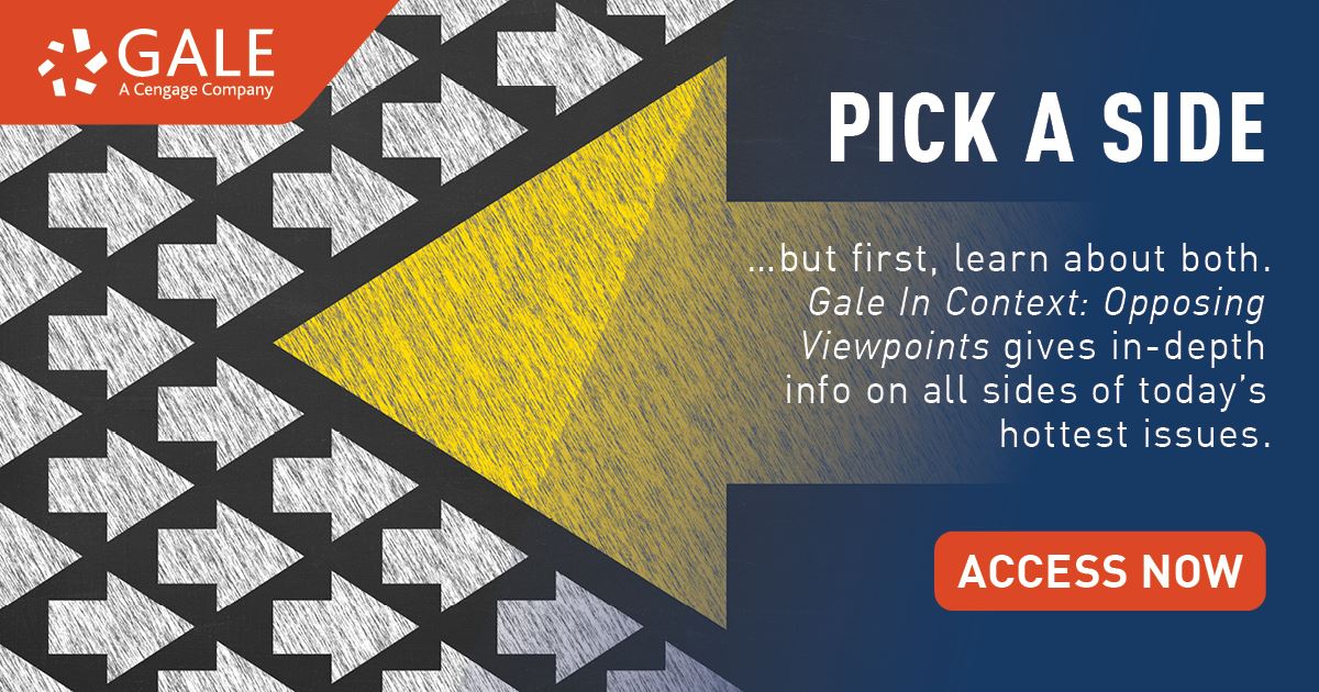 Banner for Gale in Context: Opposing Viewpoints