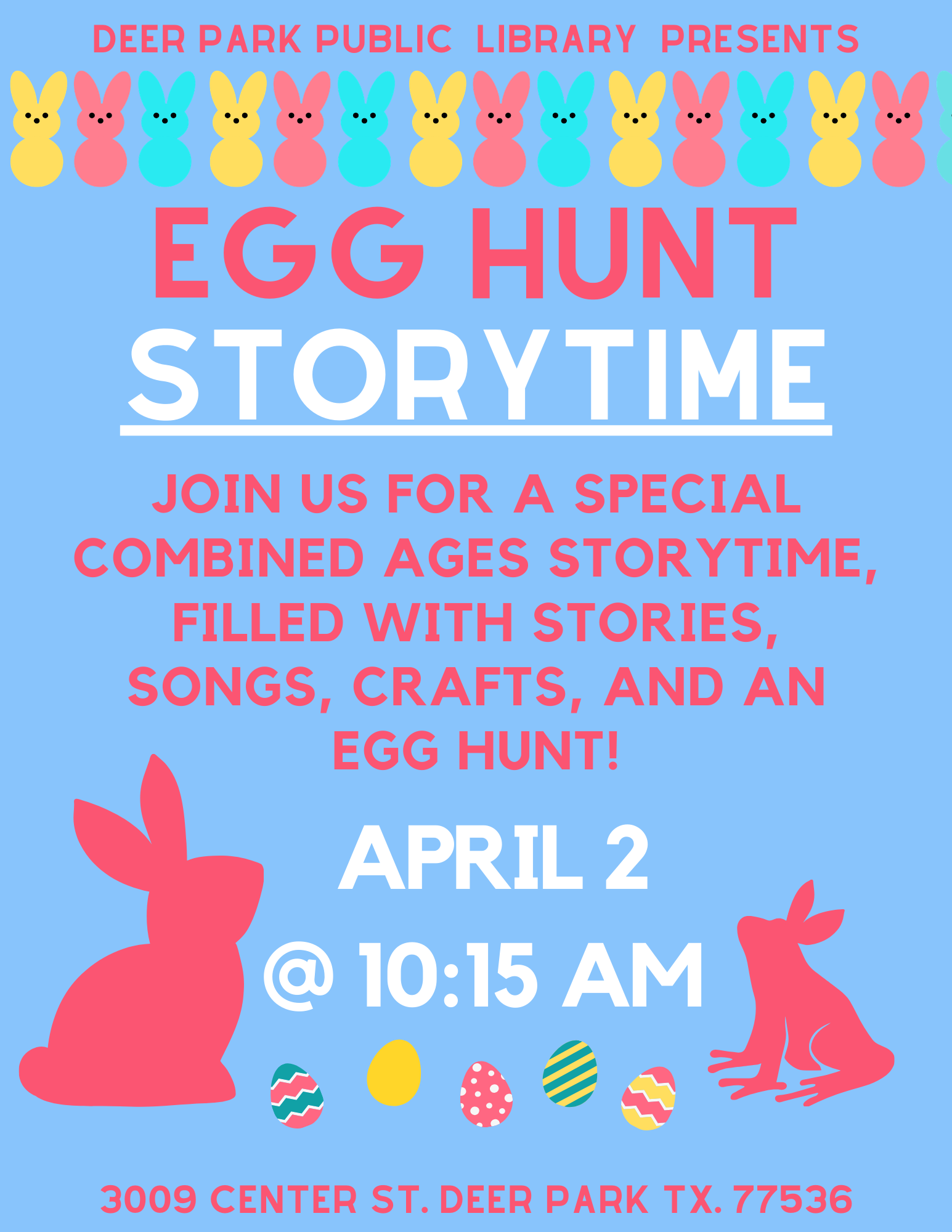 Egg Hunt Storytime - April 2026