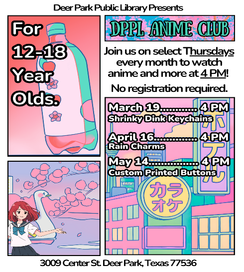 Spring 2026 Anime Club