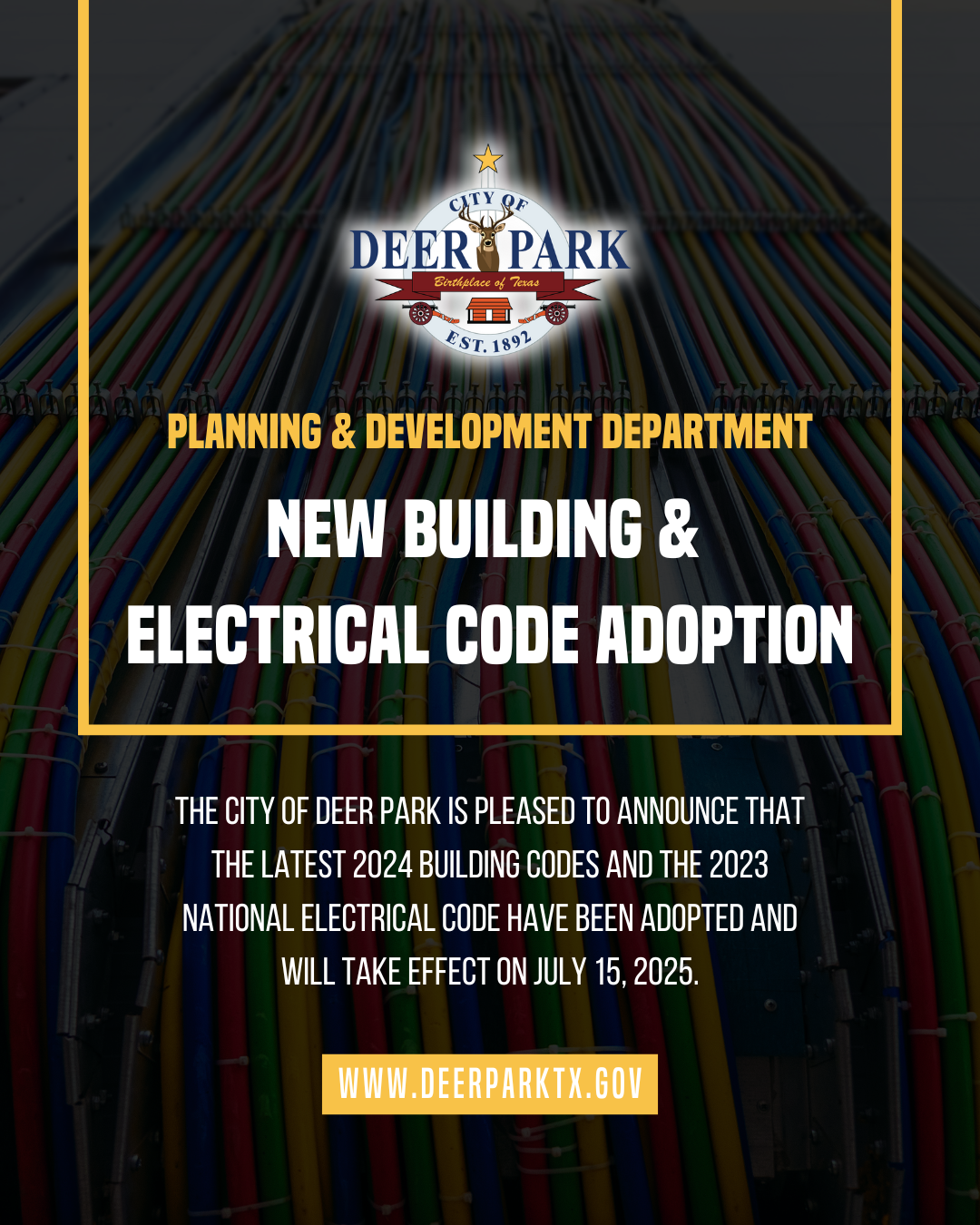New Building and Electrical Code Adoption